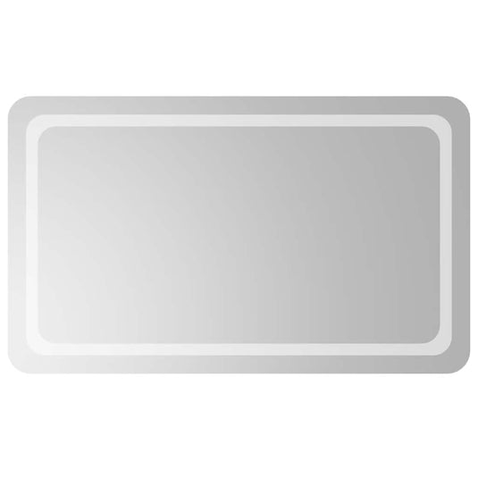 Vidaxl badkamerspiegel led 100x60 cm