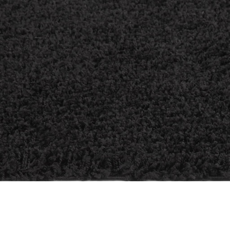 Load image into Gallery viewer, VidaXL Vloerkleed shaggy hoogpolig 80x150 cm zwart

