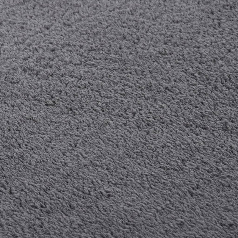 Load image into Gallery viewer, VidaXL Vloerkleed wasbaar korte pool anti-slip 120x170 cm antraciet
