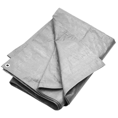 Vidaxl dekzeil 180 g m² 8x8 m hdpe grijs