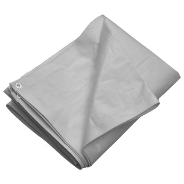 Vidaxl dekzeil 260 g m² 3x6 m hdpe grijs