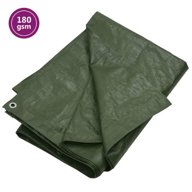 Vidaxl dekzeil 180 g m² 6x6 m hdpe groen