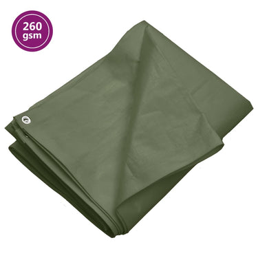 Vidaxl dekzeil 260 g m² 2x3 m hdpe groen