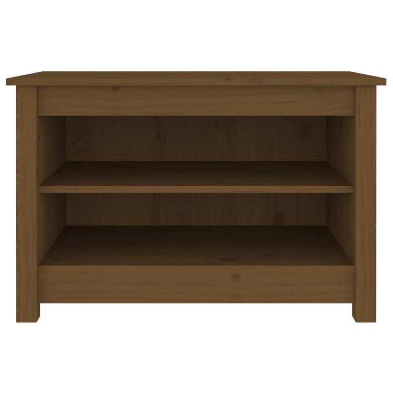 Load image into Gallery viewer, Vidaxl schoenenkast 70x38x45,5 cm massief grenenhout honingbruin
