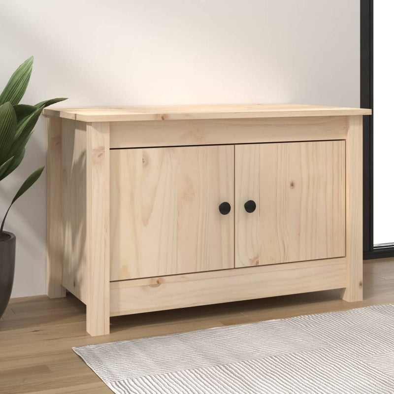 Load image into Gallery viewer, Vidaxl schoenenkast 70x38x45,5 cm massief grenenhout
