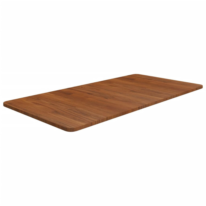 Load image into Gallery viewer, Vidaxl wastafelblad 100x50x1,5cm behandeld massief hout donkerbruin
