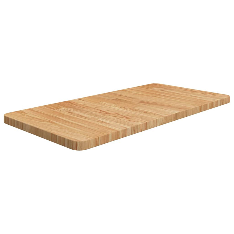 Load image into Gallery viewer, Vidaxl wastafelblad 80x40x2,5cm behandeld massief hout lichtbruin
