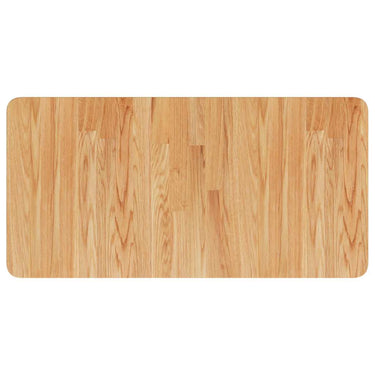 Vidaxl wastafelblad 80x40x2,5cm behandeld massief hout lichtbruin