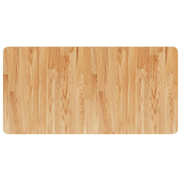 Vidaxl wastafelblad 100x50x2,5cm behandeld massief hout lichtbruin