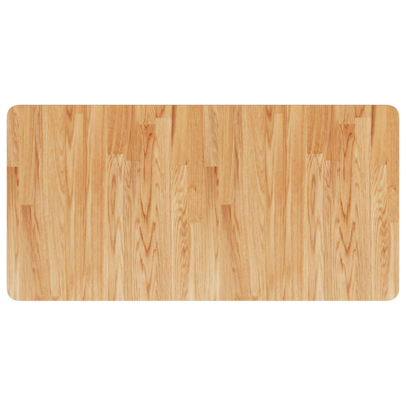 Load image into Gallery viewer, Vidaxl wastafelblad 100x50x2,5cm behandeld massief hout lichtbruin
