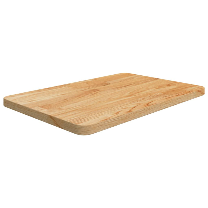 Load image into Gallery viewer, Vidaxl wastafelblad 60x40x2,5cm behandeld massief hout lichtbruin
