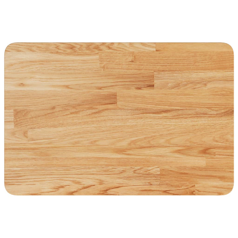 Load image into Gallery viewer, Vidaxl wastafelblad 60x40x2,5cm behandeld massief hout lichtbruin
