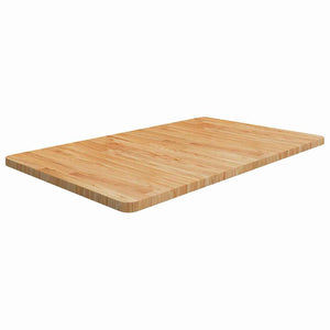 Vidaxl wastafelblad 100x60x2,5cm behandeld massief hout lichtbruin