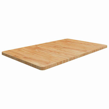 Vidaxl wastafelblad 100x60x2,5cm behandeld massief hout lichtbruin