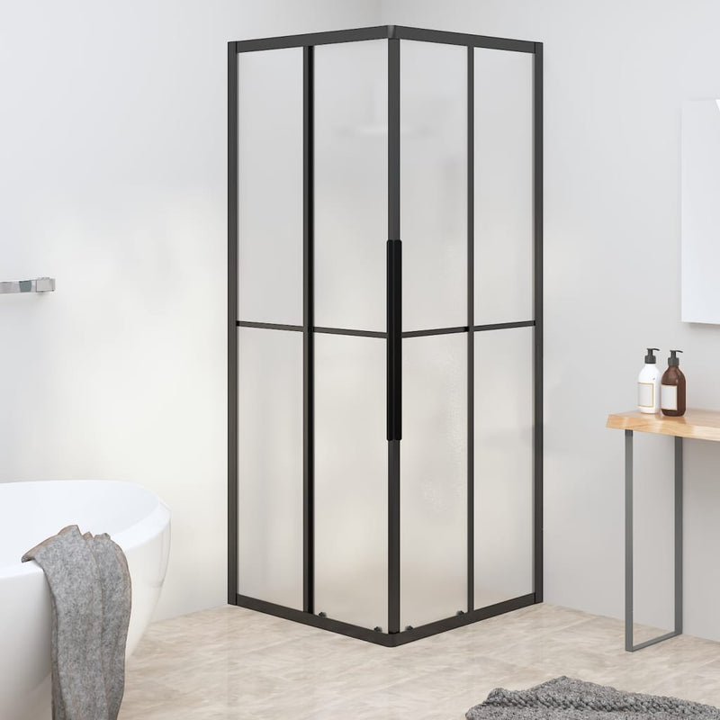Load image into Gallery viewer, Vidaxl douchecabine 70x70x180 cm mat esg zwart
