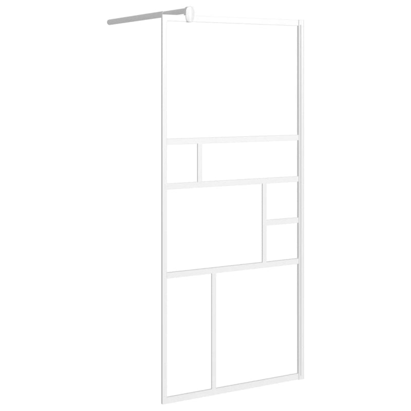 Load image into Gallery viewer, Vidaxl inloopdouchewand 90x195 cm esg-glas wit
