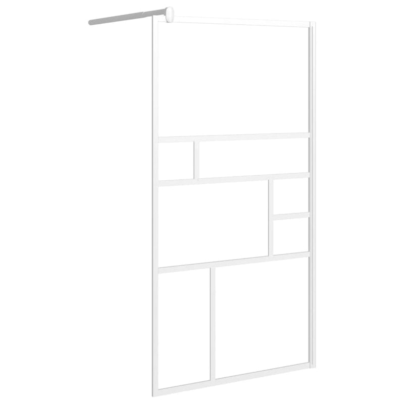 Load image into Gallery viewer, Vidaxl inloopdouchewand 100x195 cm esg-glas wit
