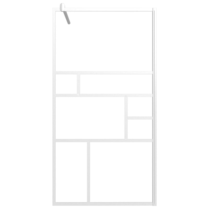 Load image into Gallery viewer, Vidaxl inloopdouchewand 100x195 cm esg-glas wit
