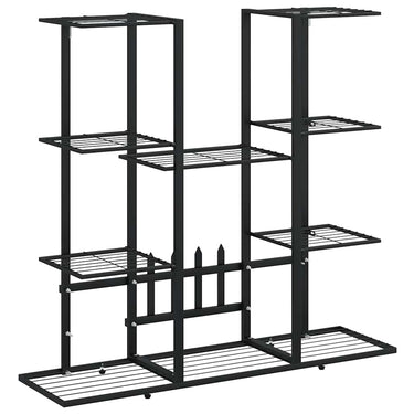 Vidaxl bloemenstandaard 94,5x25x89 cm ijzer zwart