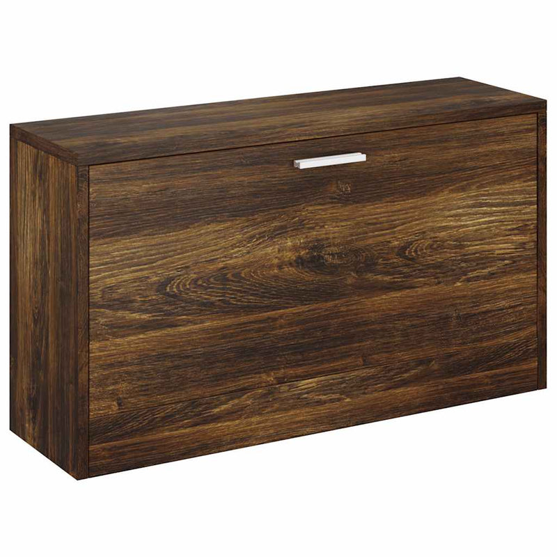 Load image into Gallery viewer, Vidaxl schoenenbank 80x24x45 cm bewerkt hout gerookt eiken
