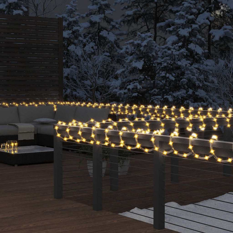 Load image into Gallery viewer, Vidaxl lichtslinger met 120 led's warmwit 5 m pvc
