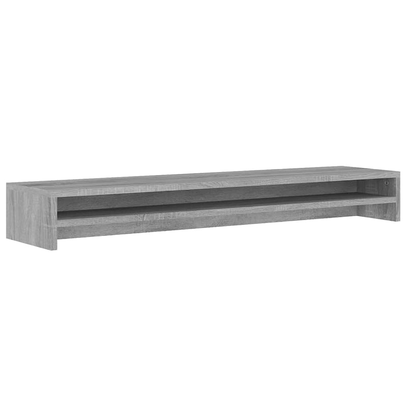 Load image into Gallery viewer, Vidaxl monitorstandaard 100x24x13 cm bewerkt hout grijs sonoma eiken
