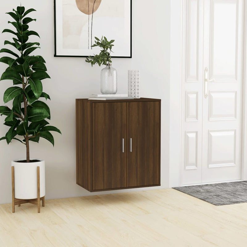 Load image into Gallery viewer, Vidaxl schoenenkast 60x35x70 cm bewerkt hout bruin eikenkleur

