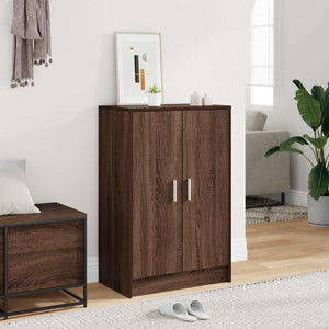 Vidaxl schoenenkast 60x35x92 cm bewerkt hout bruin eikenkleur