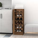 Vidaxl schoenenkast 32x35x92 cm bewerkt hout bruin eikenkleur