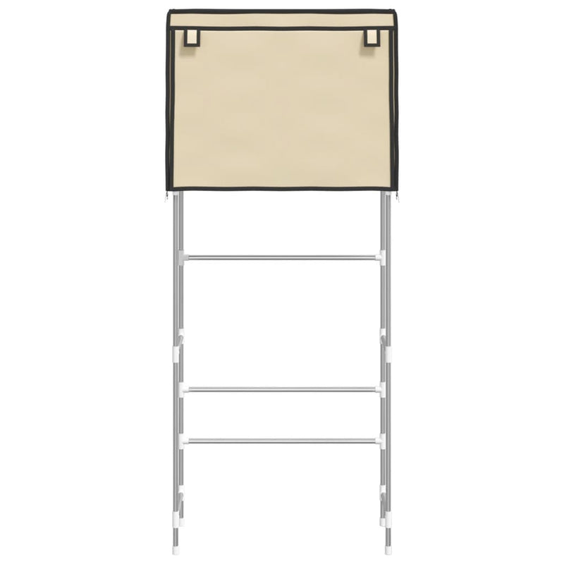 Load image into Gallery viewer, VidaXL Opbergrek voor boven wasmachine 2-laags 71x29,5x170,5 cm ijzer
