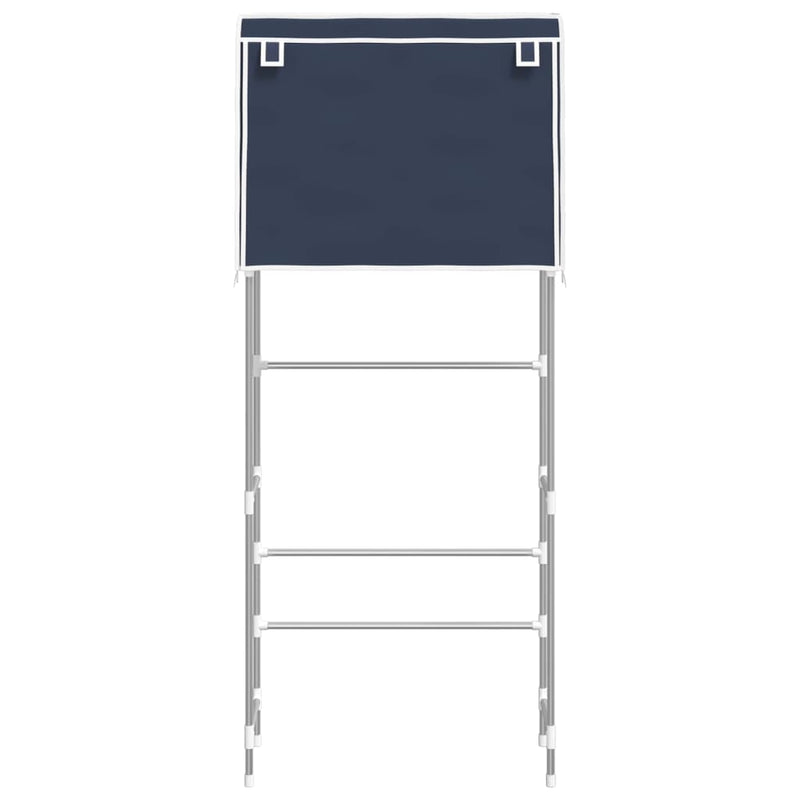 Load image into Gallery viewer, VidaXL Opbergrek voor boven wasmachine 2-laags 71x29,5x170,5 cm blauw
