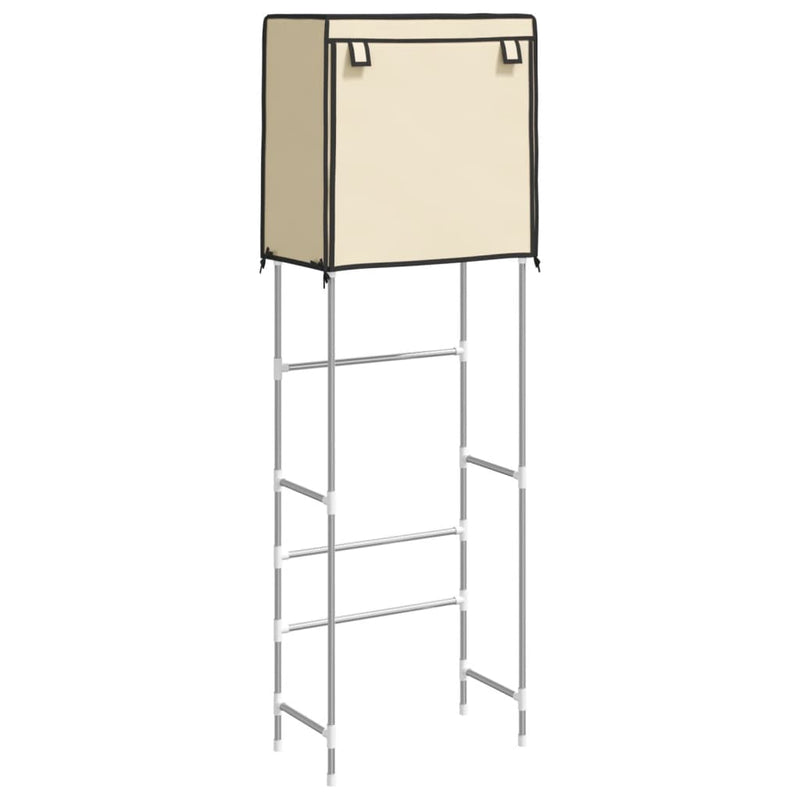 Load image into Gallery viewer, VidaXL Toiletrek 2-laags 56x30x170 cm ijzer crèmekleurig
