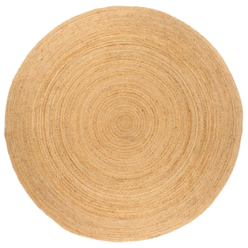 Load image into Gallery viewer, Vidaxl tapijt rond 240 cm gevlochten jute
