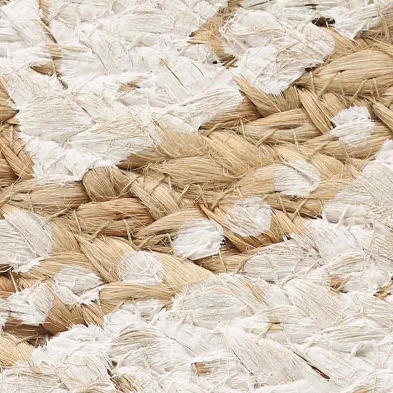 Laden Sie das Bild in Galerie -Viewer, Vidaxl tapijt met print rond 180 cm gevlochten jute
