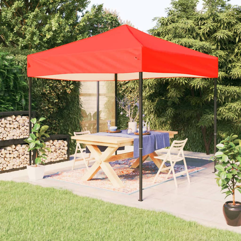 Load image into Gallery viewer, Vidaxl partytent inklapbaar 2x2 m rood

