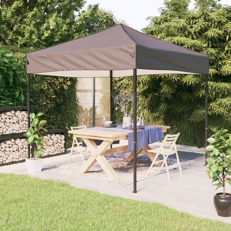 Load image into Gallery viewer, Vidaxl partytent inklapbaar 3x3 m taupe
