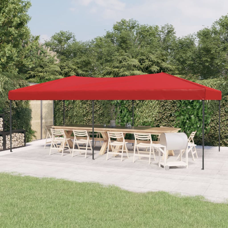 Load image into Gallery viewer, Vidaxl partytent inklapbaar 3x6 m rood
