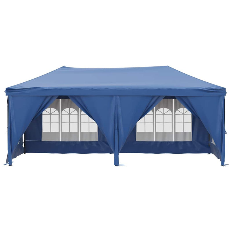Load image into Gallery viewer, Vidaxl partytent inklapbaar met zijwanden 3x6 m blauw
