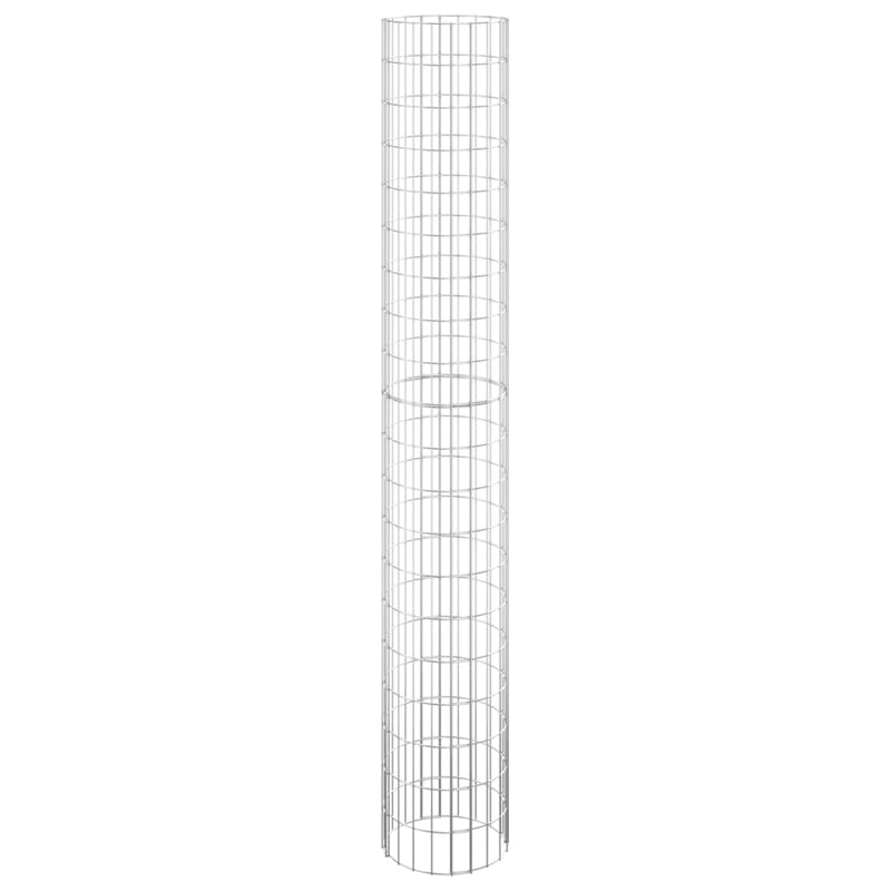 Load image into Gallery viewer, Vidaxl gabion paal rond ø30x200 cm gegalvaniseerd staal
