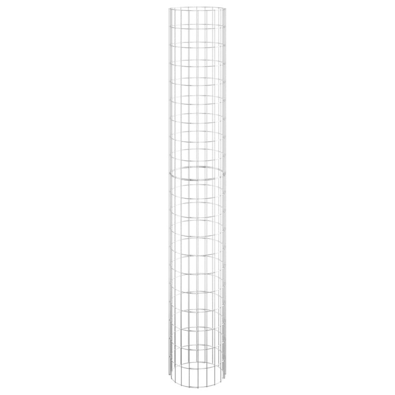 Load image into Gallery viewer, Vidaxl gabion paal rond ø30x200 cm gegalvaniseerd staal
