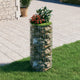 Vidaxl gabion paal rond ø50x100 cm gegalvaniseerd staal