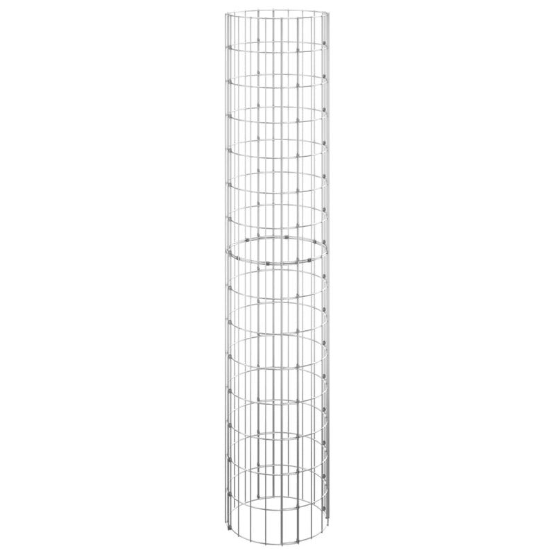 Chargez l'image dans la visionneuse de la galerie, Vidaxl gabion plantenbakken 3 st rond verhoogd ø30x150 cm staal
