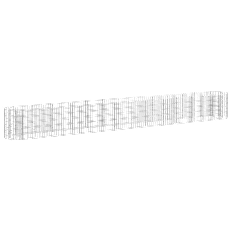 Load image into Gallery viewer, Vidaxl gabion plantenbak verhoogd 470x50x50 cm gegalvaniseerd ijzer
