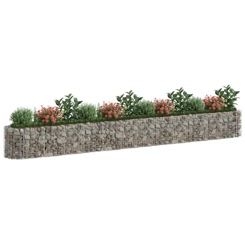 Load image into Gallery viewer, Vidaxl gabion plantenbak verhoogd 470x50x50 cm gegalvaniseerd ijzer
