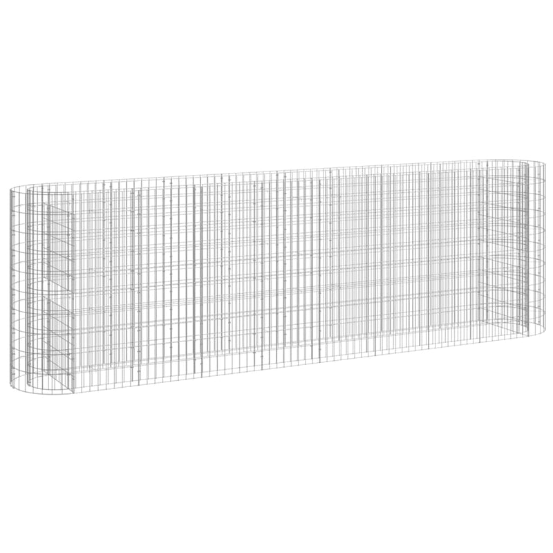 Load image into Gallery viewer, VidaXL Gabion plantenbak verhoogd 330x50x100 cm gegalvaniseerd ijzer
