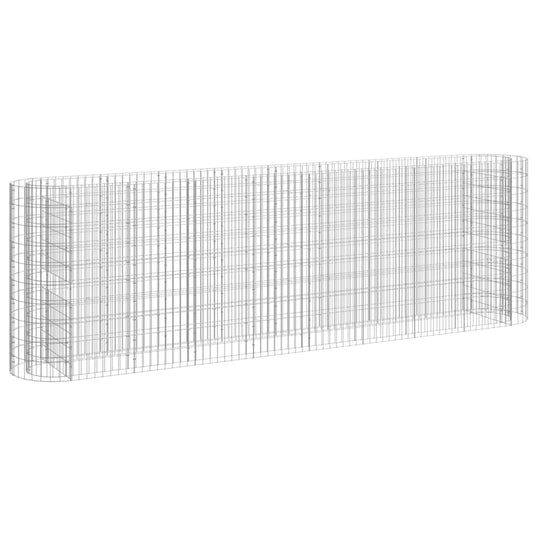 VidaXL Gabion plantenbak verhoogd 330x50x100 cm gegalvaniseerd ijzer