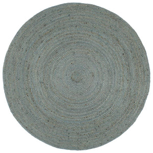 Vidaxl vloerkleed handgemaakt rond 180 cm jute olijfgroen