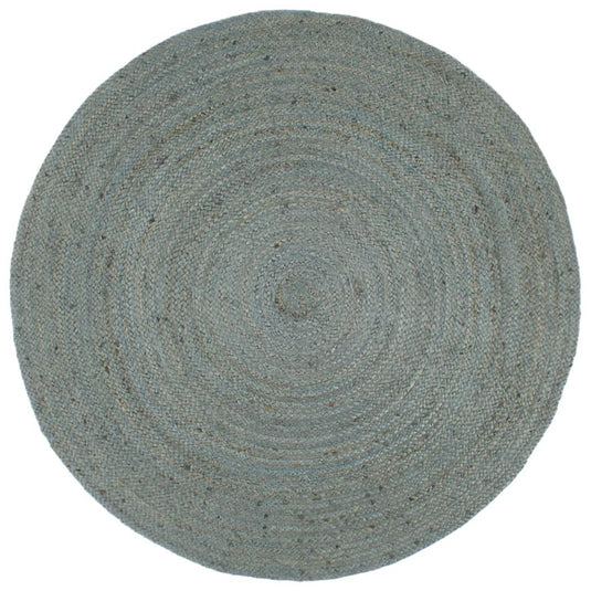 Vidaxl vloerkleed handgemaakt rond 180 cm jute olijfgroen