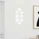 Vidaxl spiegel met led-verlichting 40x20 cm glas ovaal