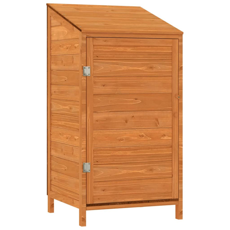 Load image into Gallery viewer, Vidaxl tuinschuur 55x52x112 cm massief vurenhout bruin
